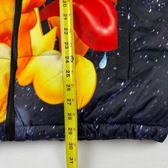 Members Only Men's Garfield & Odie Black Puffer Hoodie Jacket Size Large NWT - Picture 12 of 13